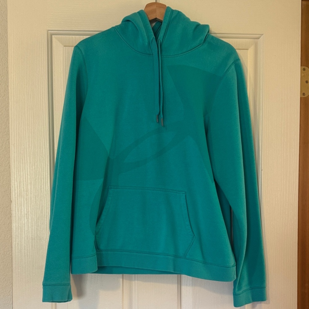 Teal Hoodie with Front Pocket